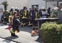 Dachstuhlbrand Koeln Poll Geislarerstr P457